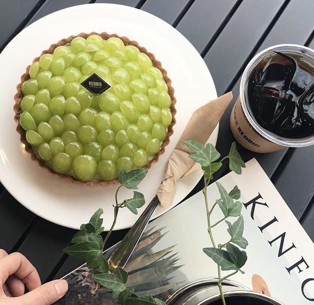 合井Red Big Cafe的各式水果塔，使用天然食材製作而成，風味絕佳且讓人回味無窮。